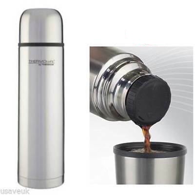 Thermos ThermoCafe Stainless Steel Flask, 1.0L