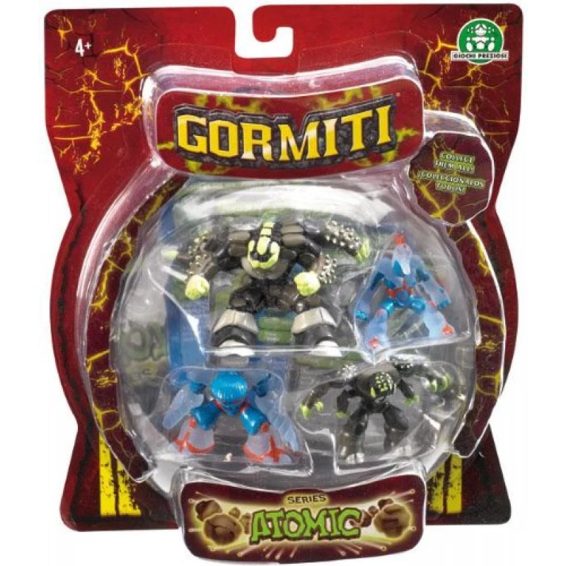 Atomic Gormiti Four Figure Blister Pack - فلير