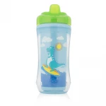 Dr. Brown's Hard-Spout Insulated Cup Blue Dino - 12+ Months - دكتور براونز