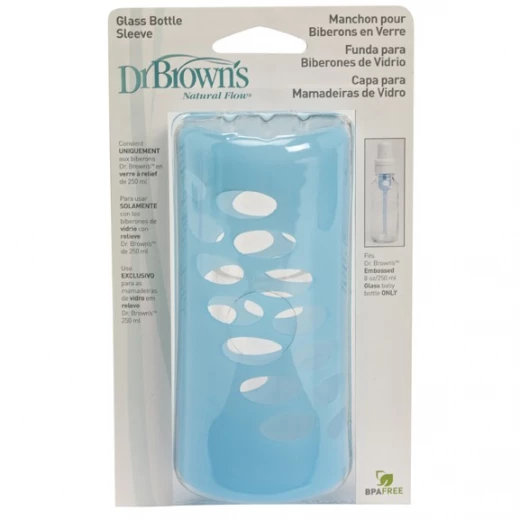 Dr. Brown's Protective Bottle Sleeve - Light Blue 8 oz / 250 ml Dr. Brown's Protective Bottle Sleeve - Light Blue 8 oz / 250 ml