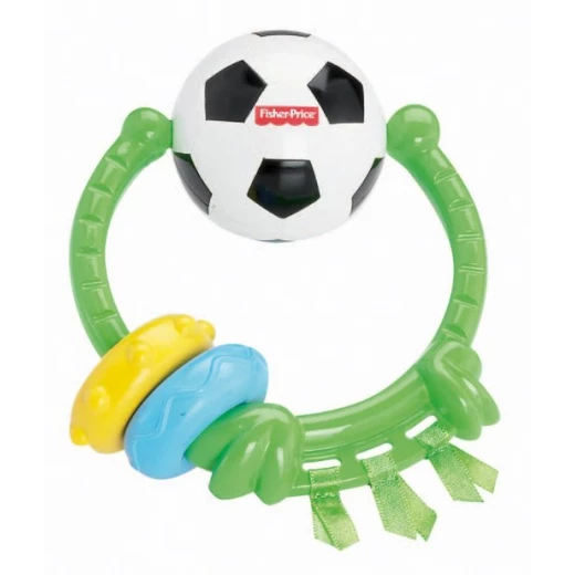 Fisher-Price Discover n' Grow Rattle, Soccer Ring Fisher-Price Discover n' Grow Rattle, Soccer Ring