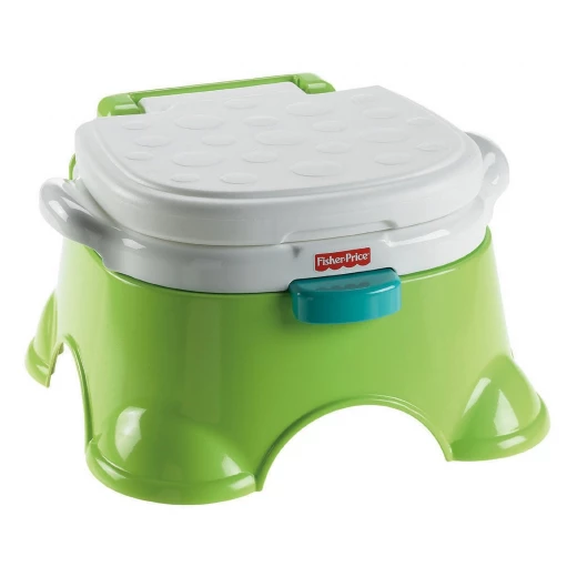 Fisher Price Stepstool Potty Green - فيشر برايس - Image 5