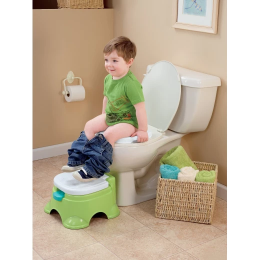 Fisher Price Stepstool Potty Green - فيشر برايس - Image 6
