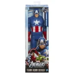 Marvel Avengers Assemble Titan Hero Series Captain America Figure, 12-Inch - هاسبرو