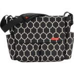 Skip Hop Dash Messenger Diaper Bag, Onyx Tile - سكيب هوب