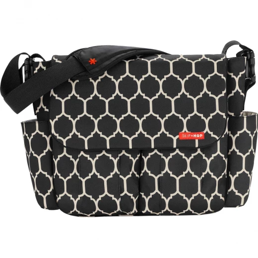 Skip Hop Dash Messenger Diaper Bag, Onyx Tile Skip Hop Dash Messenger Diaper Bag, Onyx Tile