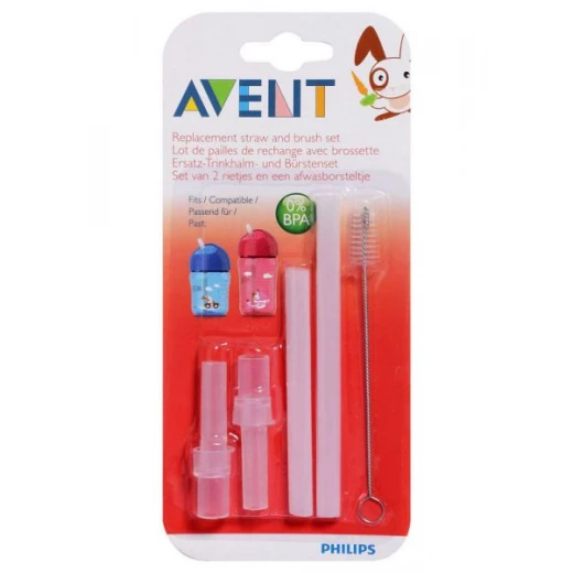 Avent Replacement Straw And Brush Set - فيليبس افينت - Image 2