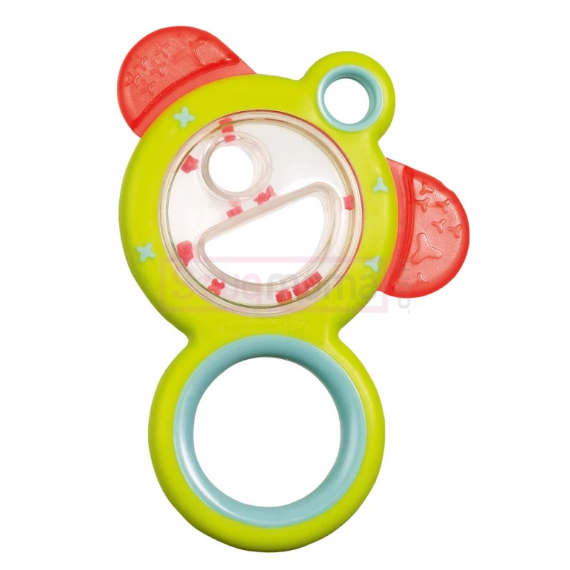 Bébé Confort Teething Ring Rattle (Green) - بيبي كونفورت