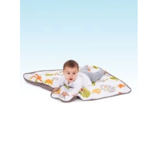 Doomoo Dream Baby Cotton Blanket (100 x 75 cm, Bird Kaki) - دووموو - Image 2