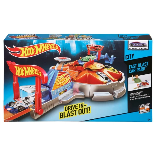 Hot Wheels Launching Garage Playset