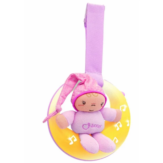 Chicco Goodnight Moon Soft Musical Nightlight Pink - تشيكو - Image 2