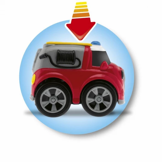Chicco Toy Turbo Team Workers Fire Truck - تشيكو - Image 5