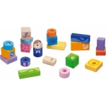 Chicco toy blocks 23pcs, wooden - تشيكو