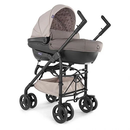 Trio Sprint Stroller + Baby Pram + Car Seat + Kit Car Sand - تشيكو - Image 4