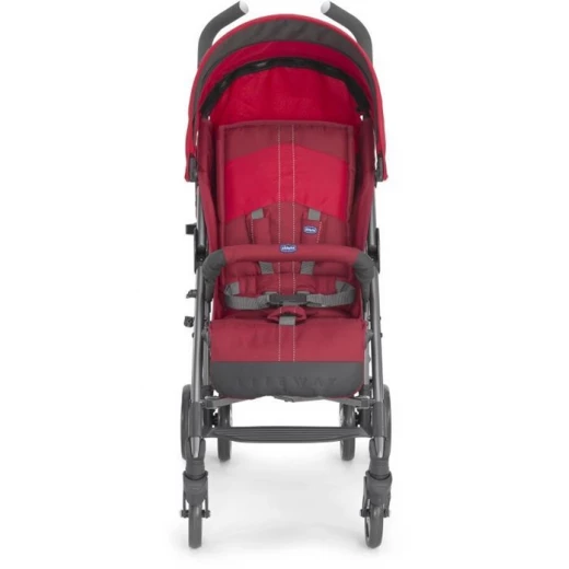Chicco New Liteway Top Stroller With Bumper Bar - Red - تشيكو - Image 3