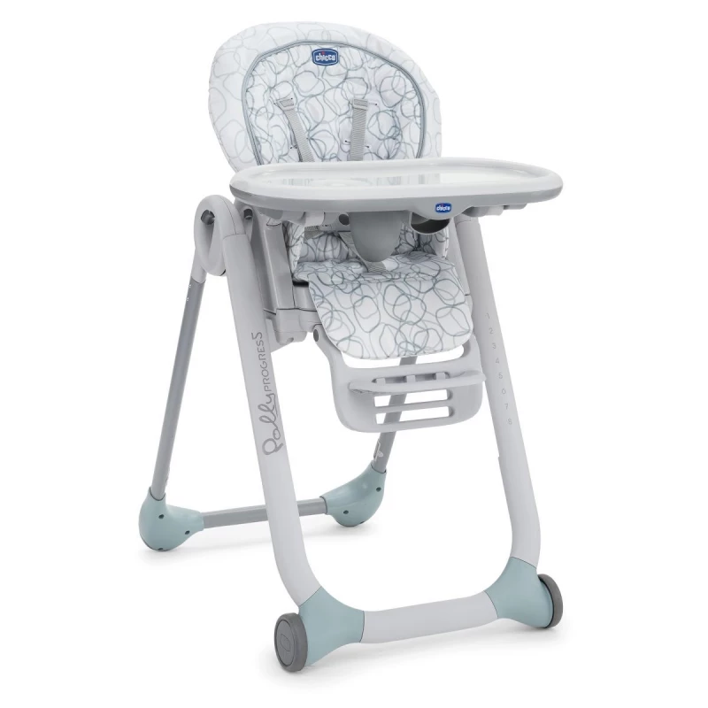 Chicco Polly Progres 5 Chair - Grey - تشيكو