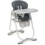 Chicco Polly Magic Graphite Highchair - تشيكو