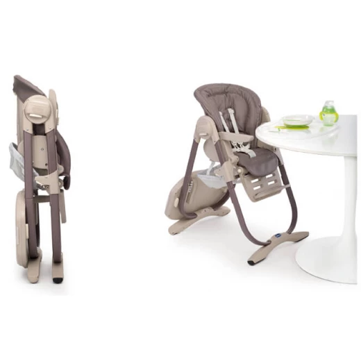 Chicco Polly Magic Graphite Highchair - تشيكو - Image 3