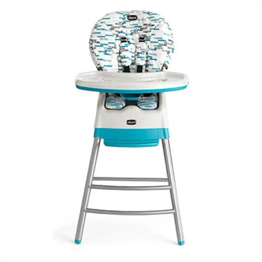 Chicco Stack 3-IN-1 Highchair - Aqua - تشيكو - Image 2