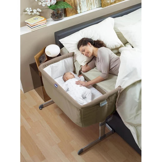Chicco Next to Me - Dove Grey - تشيكو - Image 2