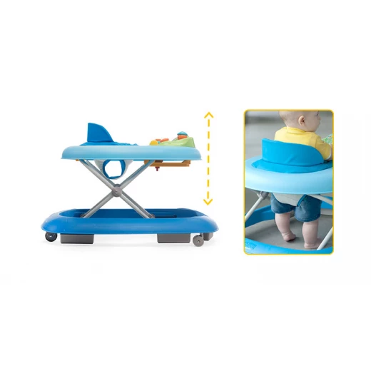 Chicco Rainbow Baby Walker - Blue - تشيكو - Image 3