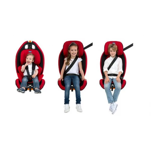 Chicco 123 Gro-up Baby Car Seat - Red - تشيكو - Image 7