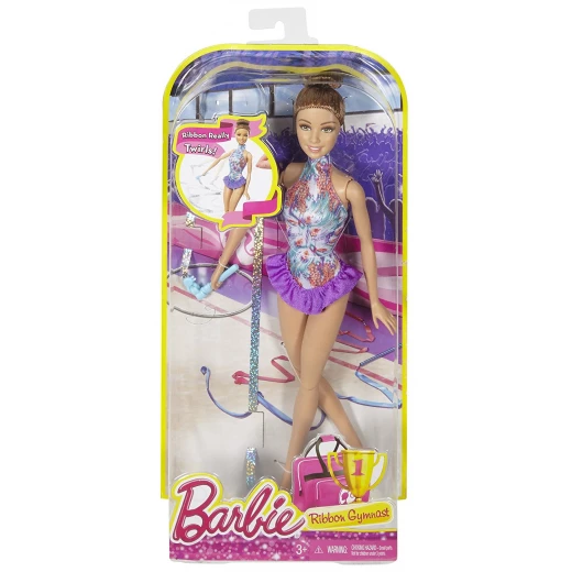 Barbie Gymnastics Doll, Brunette Barbie Gymnastics Doll, Brunette