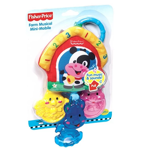 Fisher-Price Farm Musical Mini-Mobile Toy - فيشر برايس - Image 2