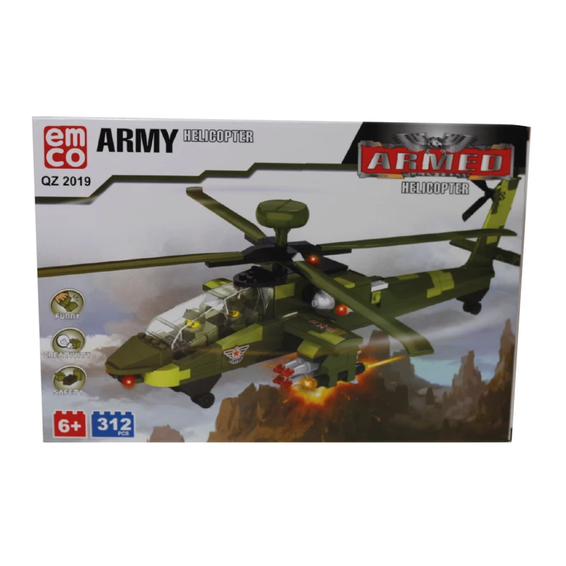 EMCO-ARMY HELICOPTER 312 Pieces - إمكو