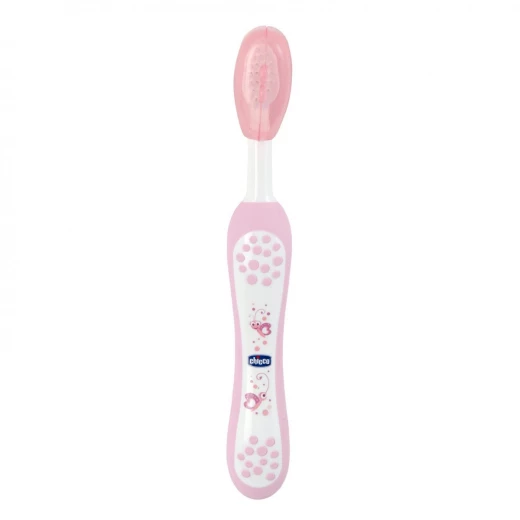 Chicco Milk Teeth Toothbrush +6m, Pink Chicco Milk Teeth Toothbrush +6m, Pink