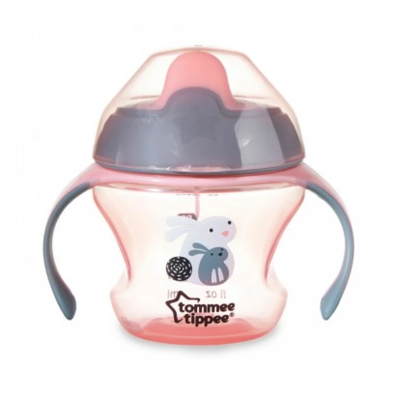 Tommee Tippee First Trainer Cup 4m+, 150 ml, Peach - تومي تيبي