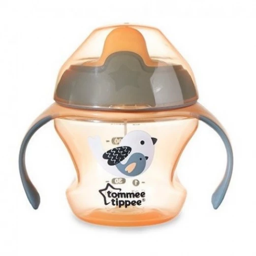Tommee Tippee First Trainer Cup 4m+, 150 ml, Orange Tommee Tippee First Trainer Cup 4m+, 150 ml, Orange