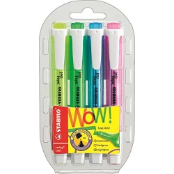 Stabilo Swing Cool Highlighters Wallet of 4
