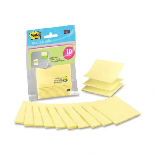 Post-it Super Sticky Pop-up Notes, With Laptop Dispenser Refills, 3 x 3-Inches Post-it Super Sticky Pop-up Notes, With Laptop Dispenser Refills, 3 x 3-Inches