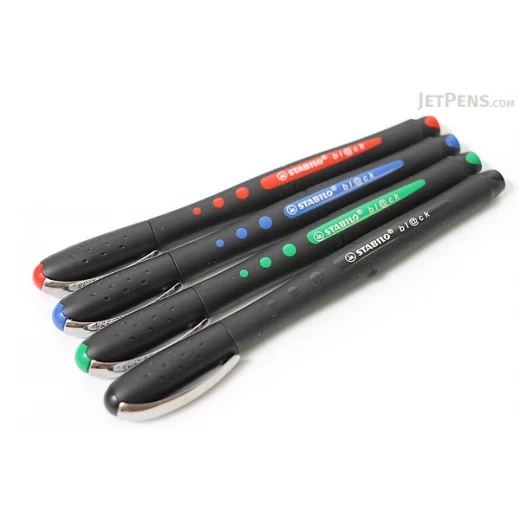 Stabilo BlAck Rollerball Pen - 0.3 mm - Red Ink - ستابيلو - Image 5