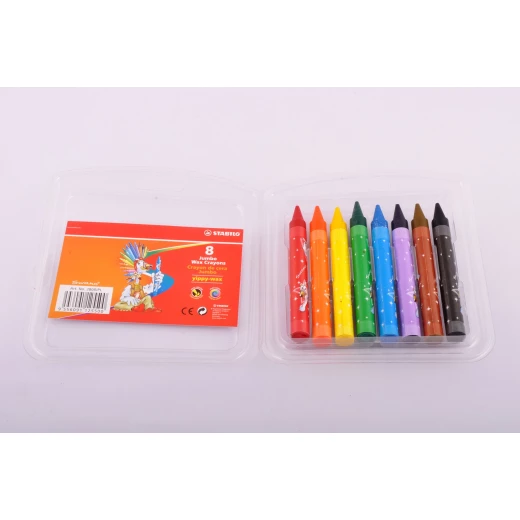 قلم شمع ستابيلو جامبو - 8 قطع - ستابيلو - Image 2