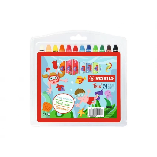 Stabilo Trio Oil Pastels 24 Stabilo Trio Oil Pastels 24