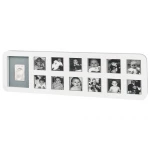 Baby Art My First Year Print Frame (White/Grey) - بيبي آرت