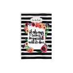 Mofakera - Modern Black - To Do List Operations - 100 Pages - 20x13.5cm - مفكرة