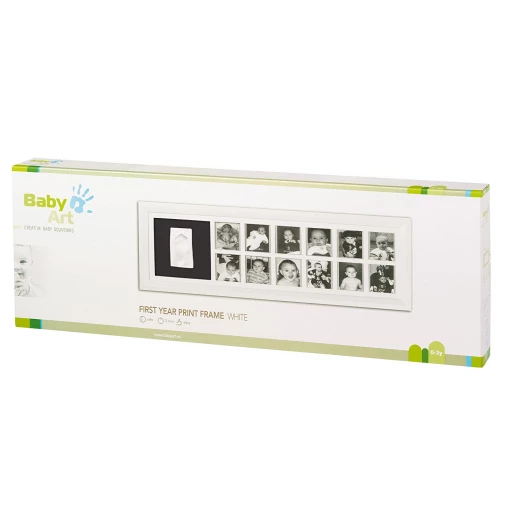 Baby Art First Year Print Frame Classic (White) - بيبي آرت - Image 3