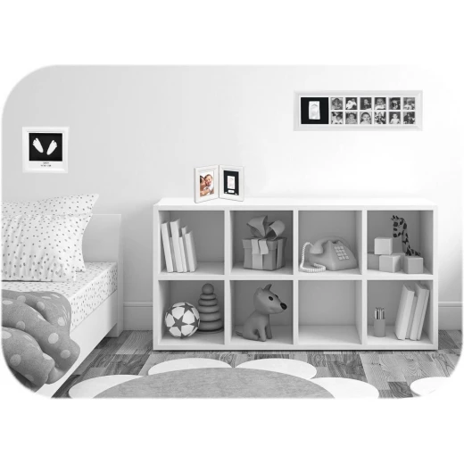 Baby Art First Year Print Frame Classic (White) - بيبي آرت - Image 4