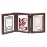 My Baby Art Double Print Frame - Brown And Beige - بيبي آرت
