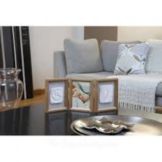 My Baby Art Double Print Frame - Brown And Beige - بيبي آرت - Image 2