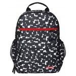 Skip Hop Duo Signature Diaper Backpack, Black/White - سكيب هوب