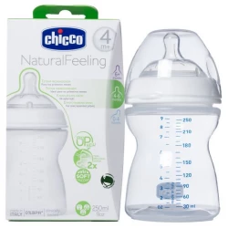 Chicco Natural Feeling (4M+) 250 ml Adjustable Flow