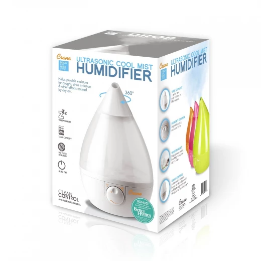 Crane Drop Ultrasonic Cool Mist Humidifier – White - كرين - Image 5