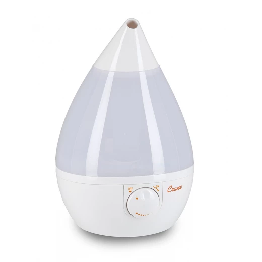 Crane Drop Ultrasonic Cool Mist Humidifier – White Crane Drop Ultrasonic Cool Mist Humidifier – White