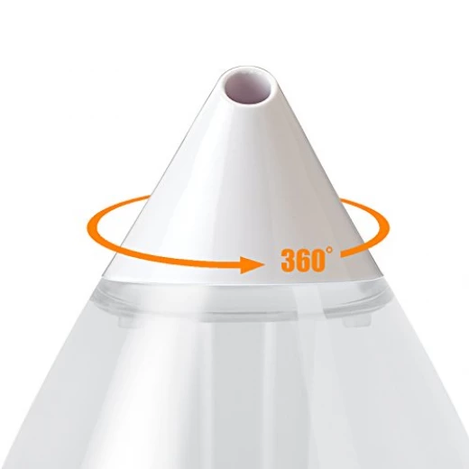 Crane Drop Ultrasonic Cool Mist Humidifier – Clear and White - كرين - Image 3
