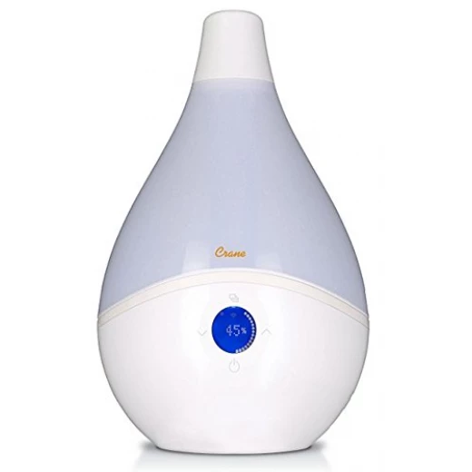 Crane Smart Drope Ultrasonic Cool Mist Humidifier White Crane Smart Drope Ultrasonic Cool Mist Humidifier White