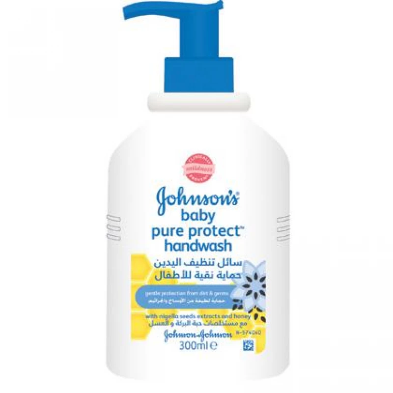 Johnsons Baby Pure Protect Kids Hand Wash 300ml - جونسون بيبي